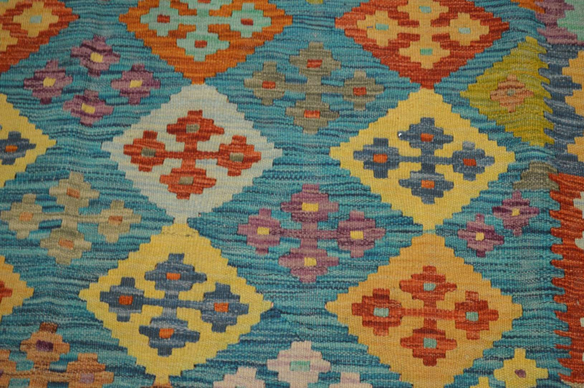 8' 2" x 9' 9" India Kilim Rug image 6