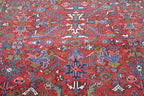 8' 0" x 10' 8" Persian Heriz Rug image 3