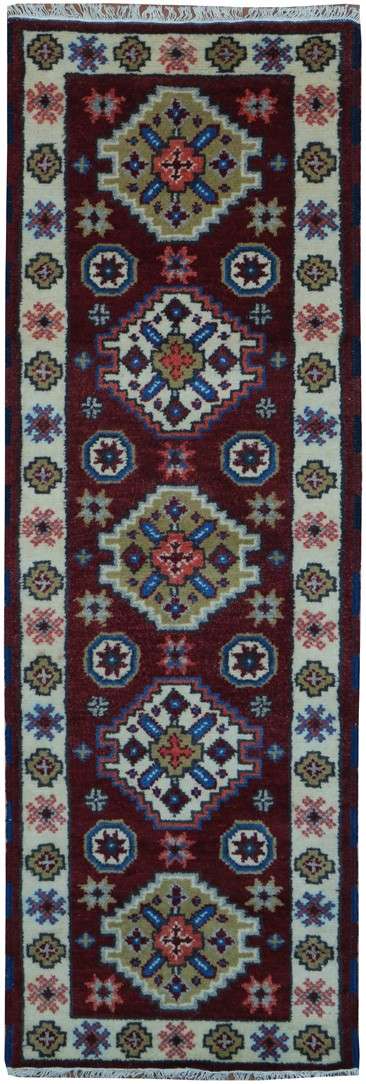 2' 0" x 6' 6" India Kazak Runner image 0