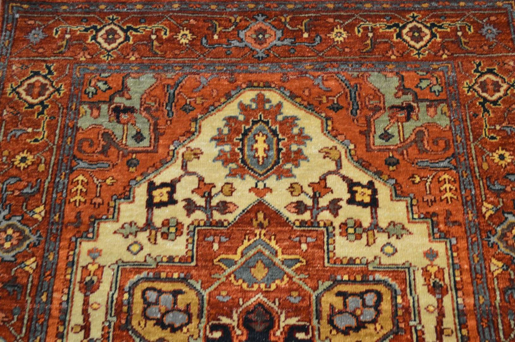 4' 0" x 6' 0" India Serapi Rug image 8