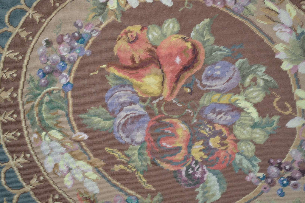 6' 0" x 8' 7" French Needlepoint Rug image 4