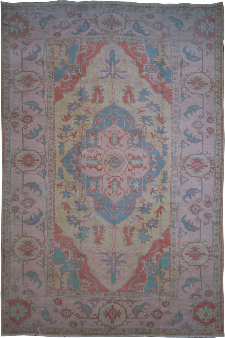 10' 0" x 14' 8" Turkish Oushak Rug image 0