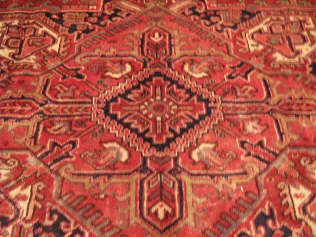 8' 5" x 11' 1" Persian Heriz Rug image 6