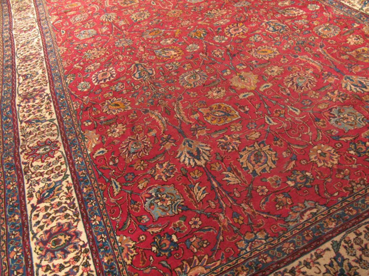 9' 5" x 15' 6" Persian Tabriz Rug image 8