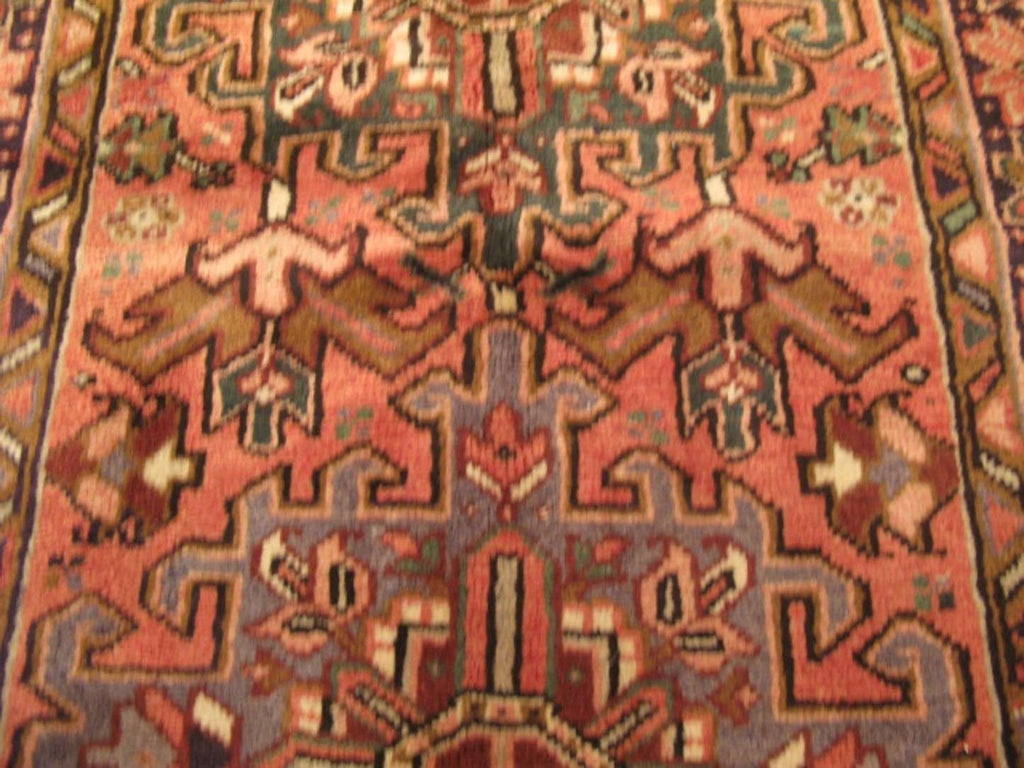 3' 6" x 10' 5" Persian Heriz Runner image 5
