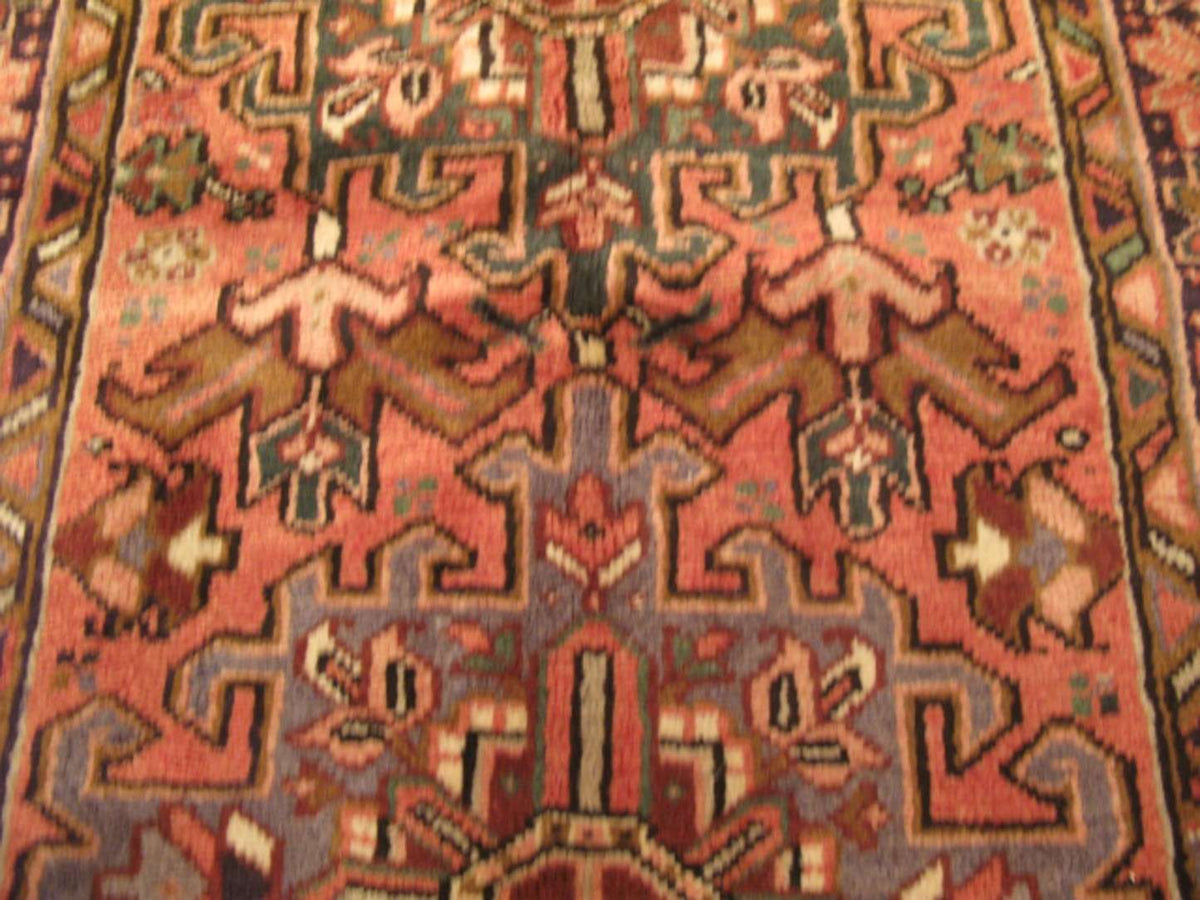 3' 6" x 10' 5" Persian Heriz Runner image 5
