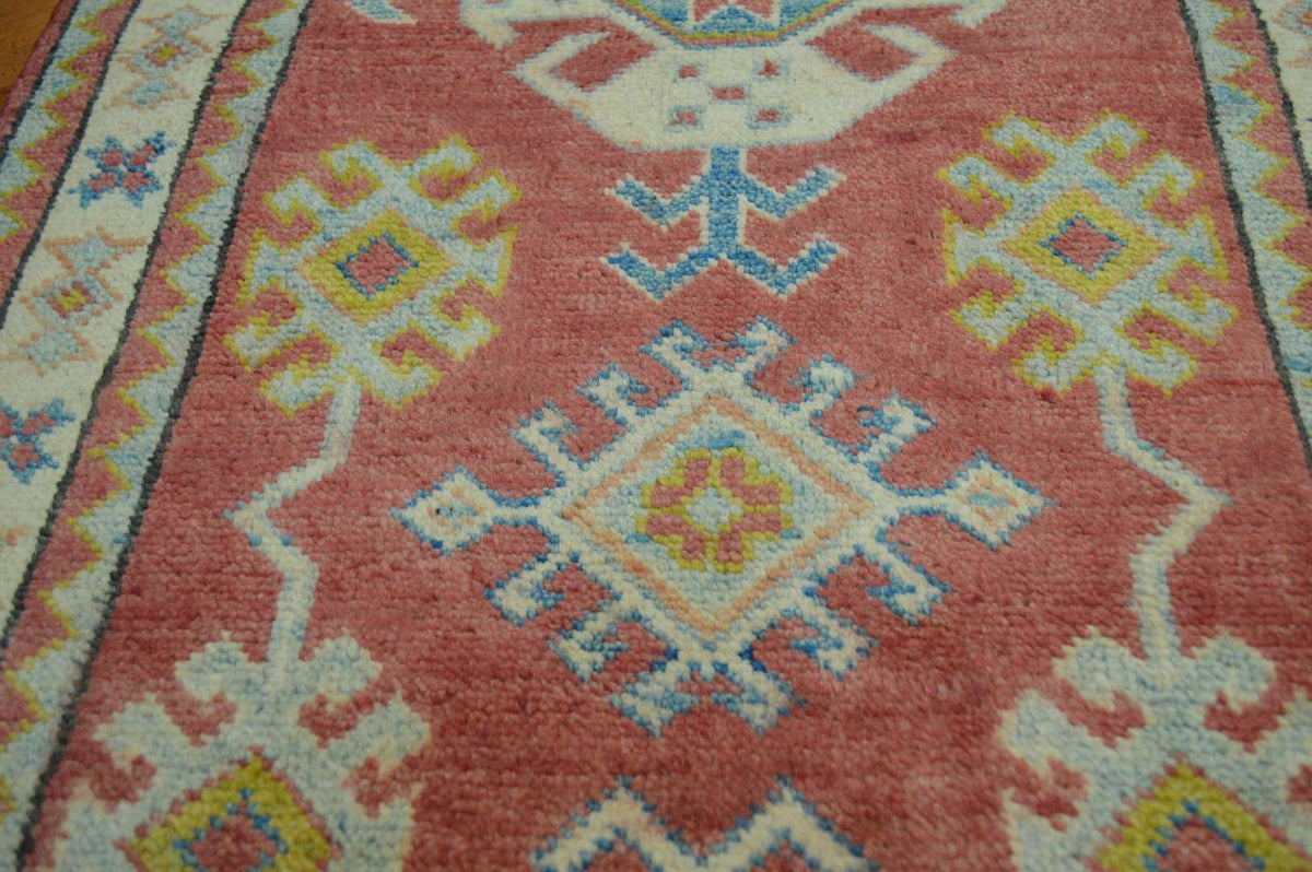 2' 1" x 6' 2" Pakistan Kazak Runner image 6