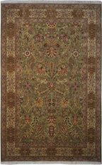 5' 9" x 9' 4" India Sultanabad Rug image 0