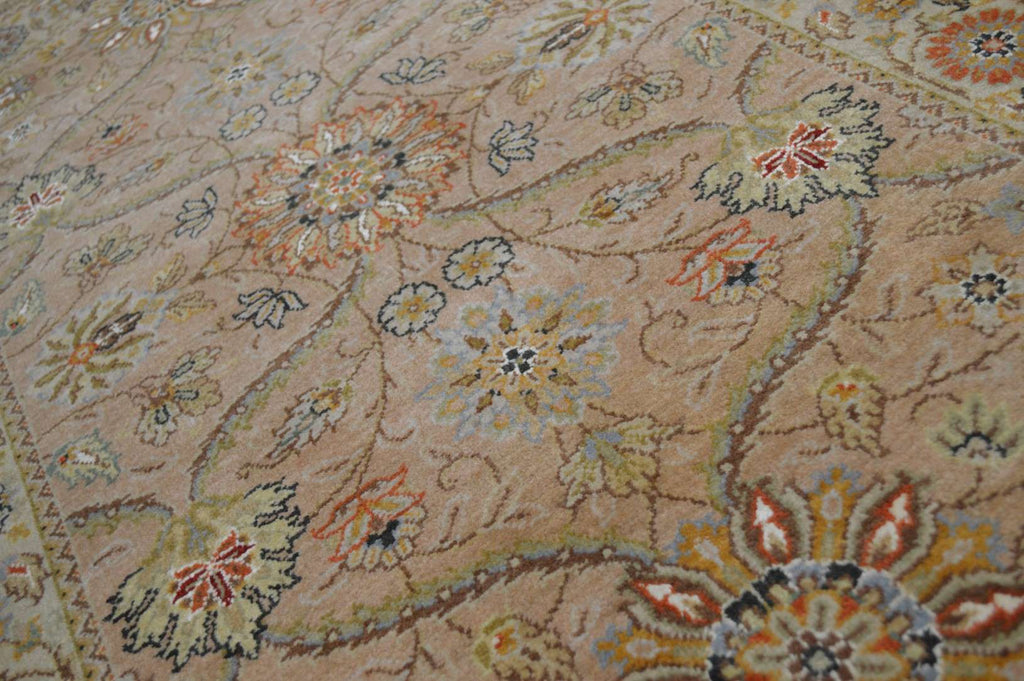 2' 4" x 4' 3" India Agra Rug image 3