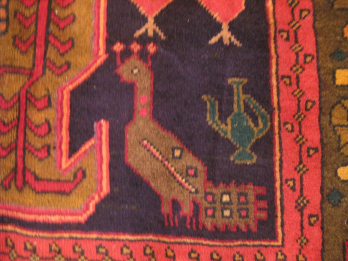 4' 2" x 10' 1" Persian Meshkin Runner image 2