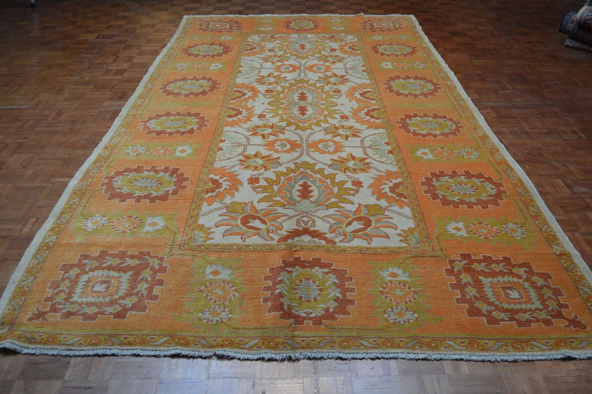 7' 4" x 13' 9" Turkish Oushak Rug image 7