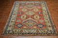 4' 8" x 6' 2" Pakistan Kazak Rug image 1