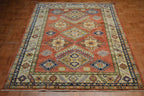 4' 8" x 6' 2" Pakistan Kazak Rug image 1
