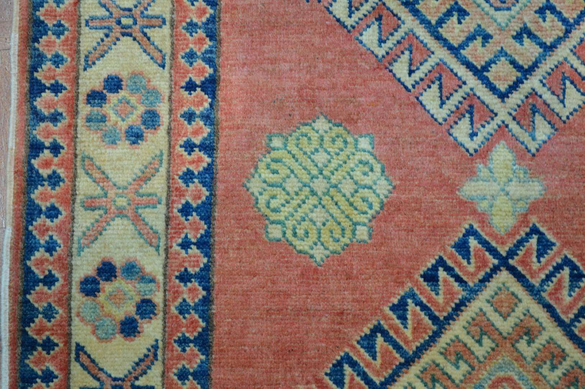 2' 7" x 11' 9" Pakistan Kazak Runner image 12