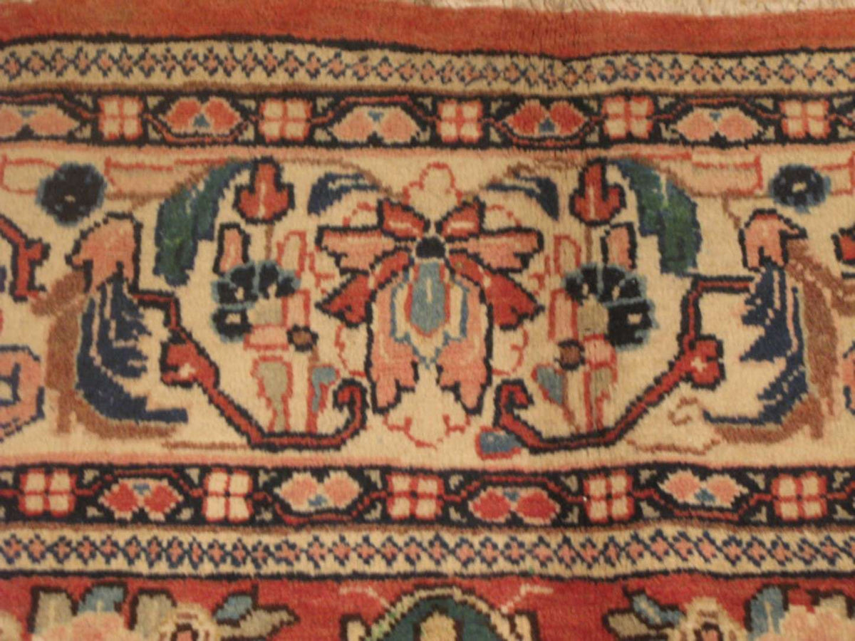 6' 1" x 10' 8" Persian Sarouk Rug image 10