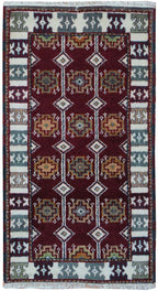 2' 0" x 4' 0" India Kazak Rug image 0