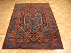 4' 3" x 6' 2" Persian Zanjan Rug image 1