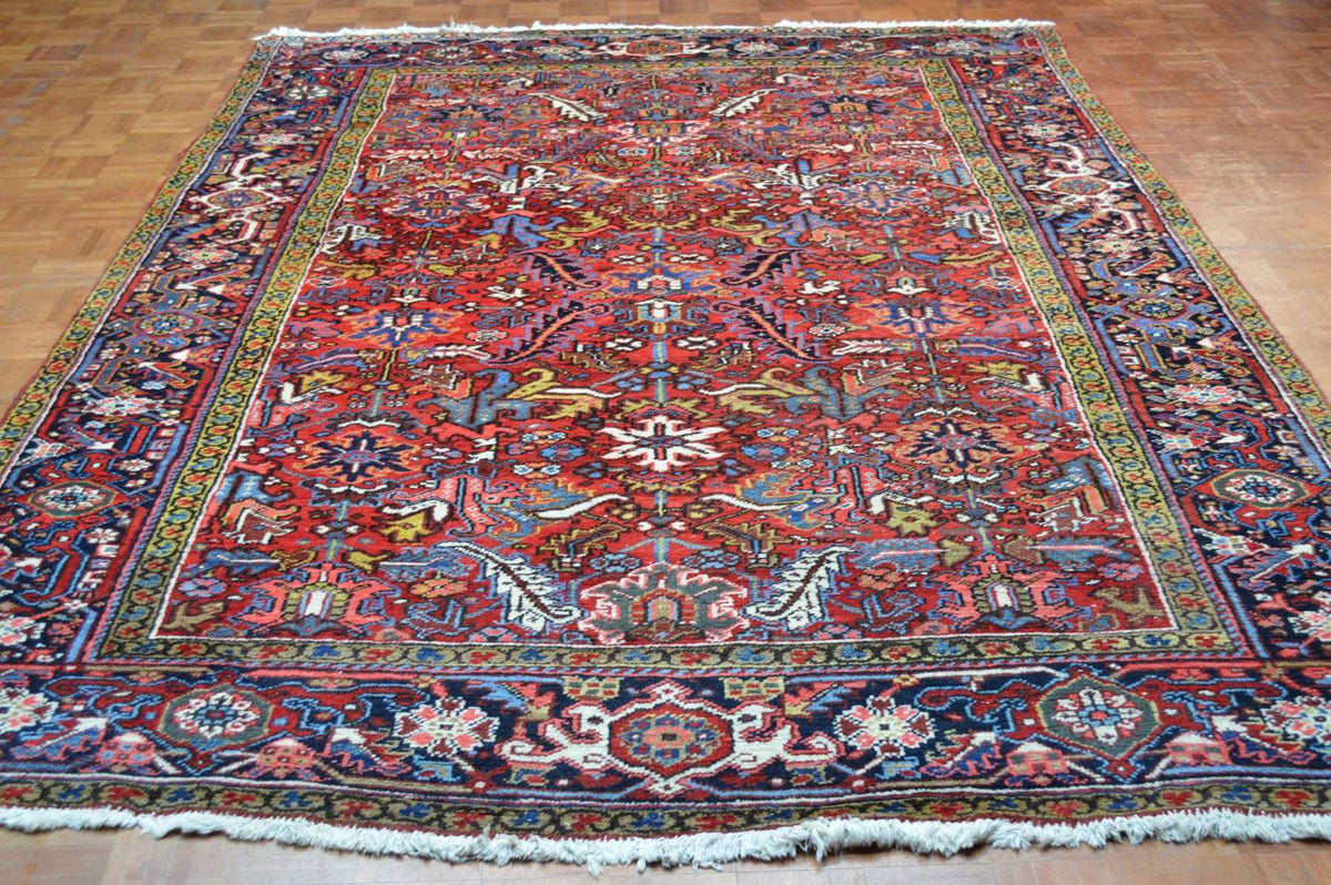 7' 6" x 10' 8" Persian Heriz Rug image 1