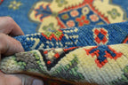 2' 8" x 12' 3" Pakistan Kazak Runner image 11