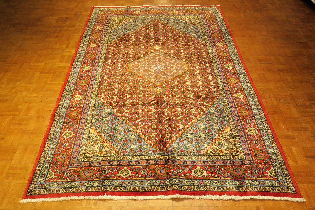 6' 6" x 9' 5" Persian Ardabil Rug image 8