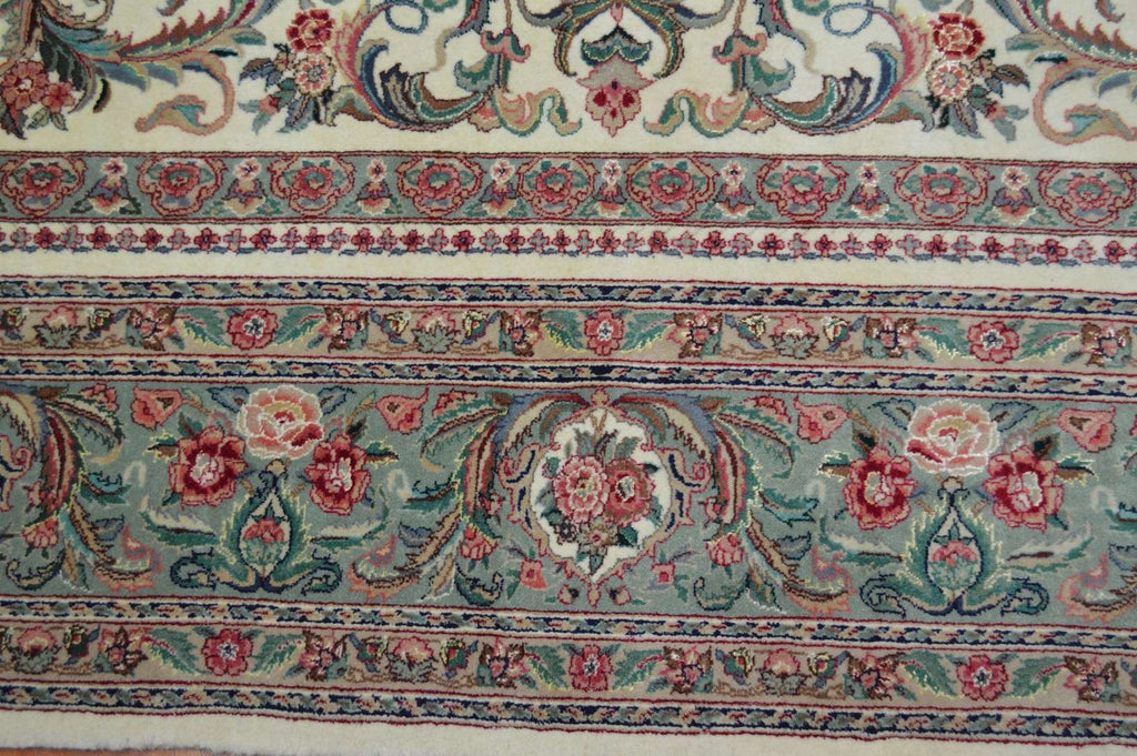 8' 1" x 10' 9" India Tabriz Rug image 8