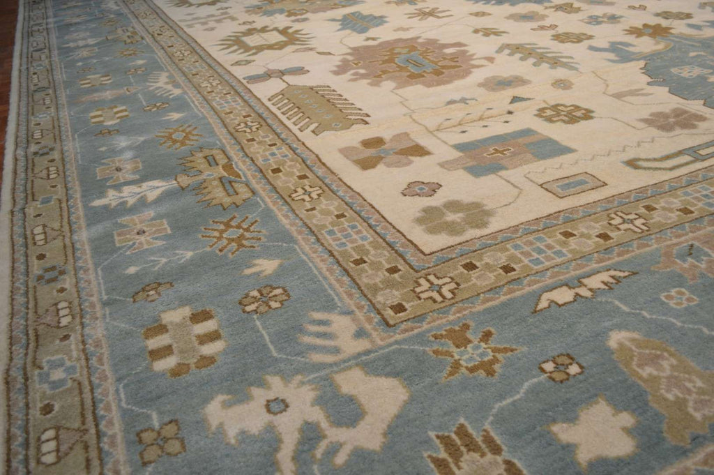12' 3" x 17' 8" India Oushak Rug image 5