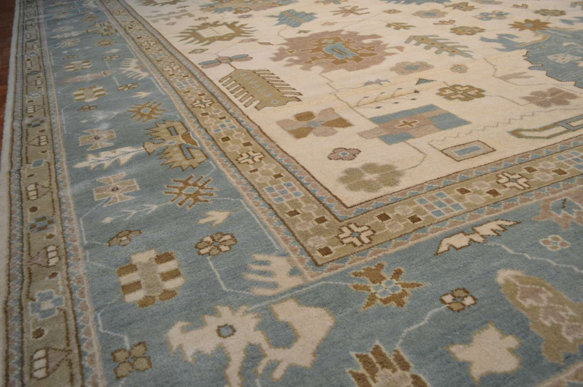 12' 3" x 17' 8" India Oushak Rug image 5