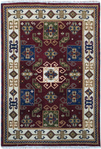 4' 0" x 6' 0" India Kazak Rug image 0