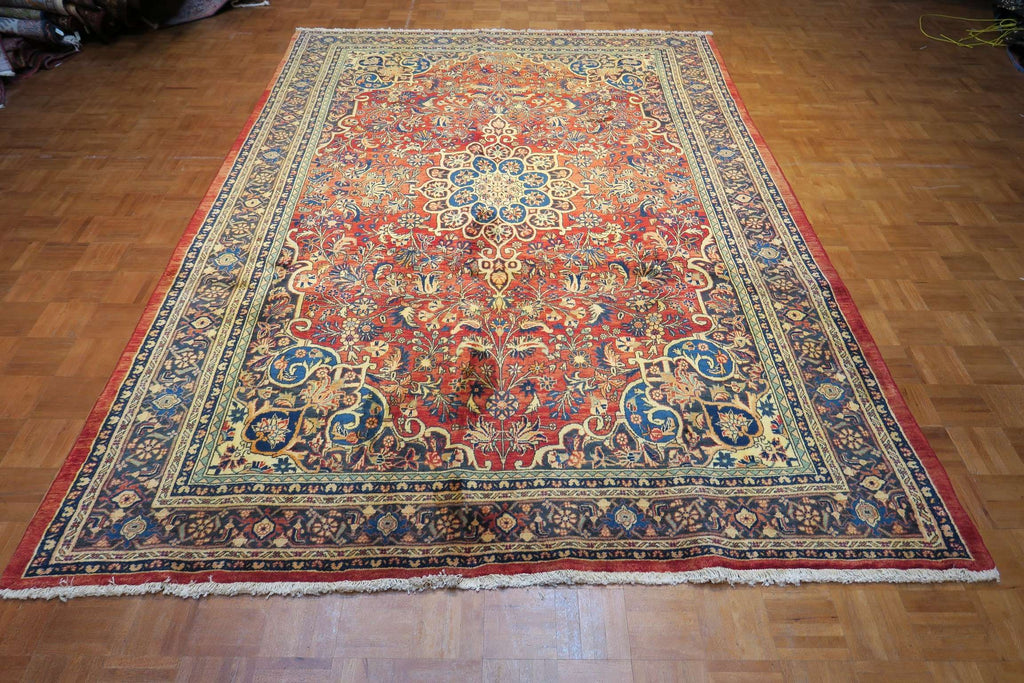 7' 1" x 9' 10" Persian Bijar Rug image 7