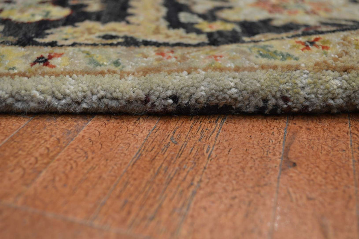 3' 8" x 4' 9" India Agra Rug image 6