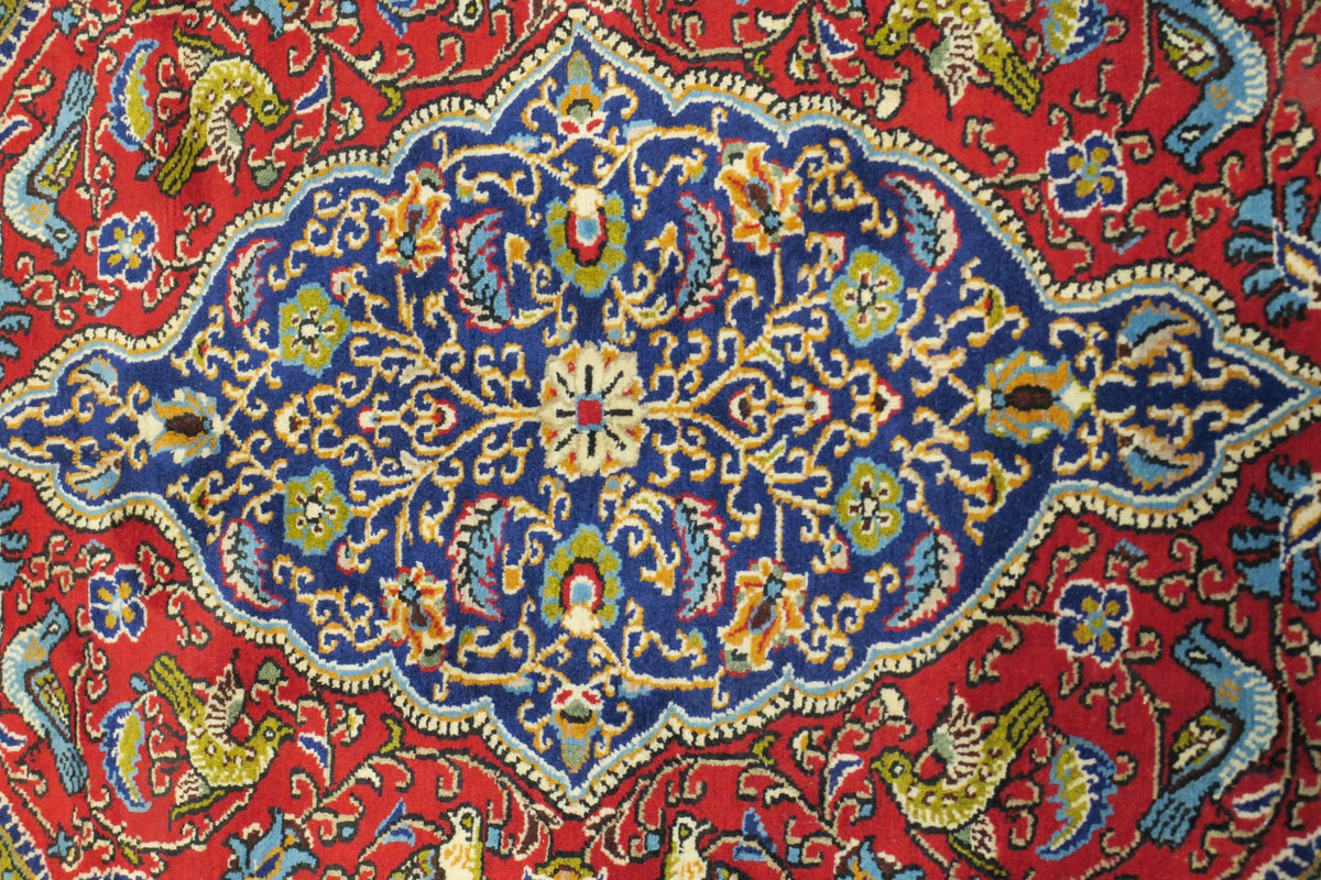 3' 5" x 5' 1" Persian Shahreza Rug image 8