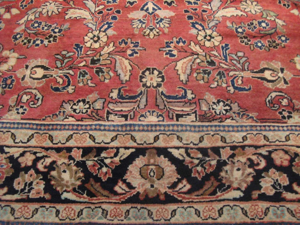 9' 0" x 12' 0" Persian Sarouk Rug image 4