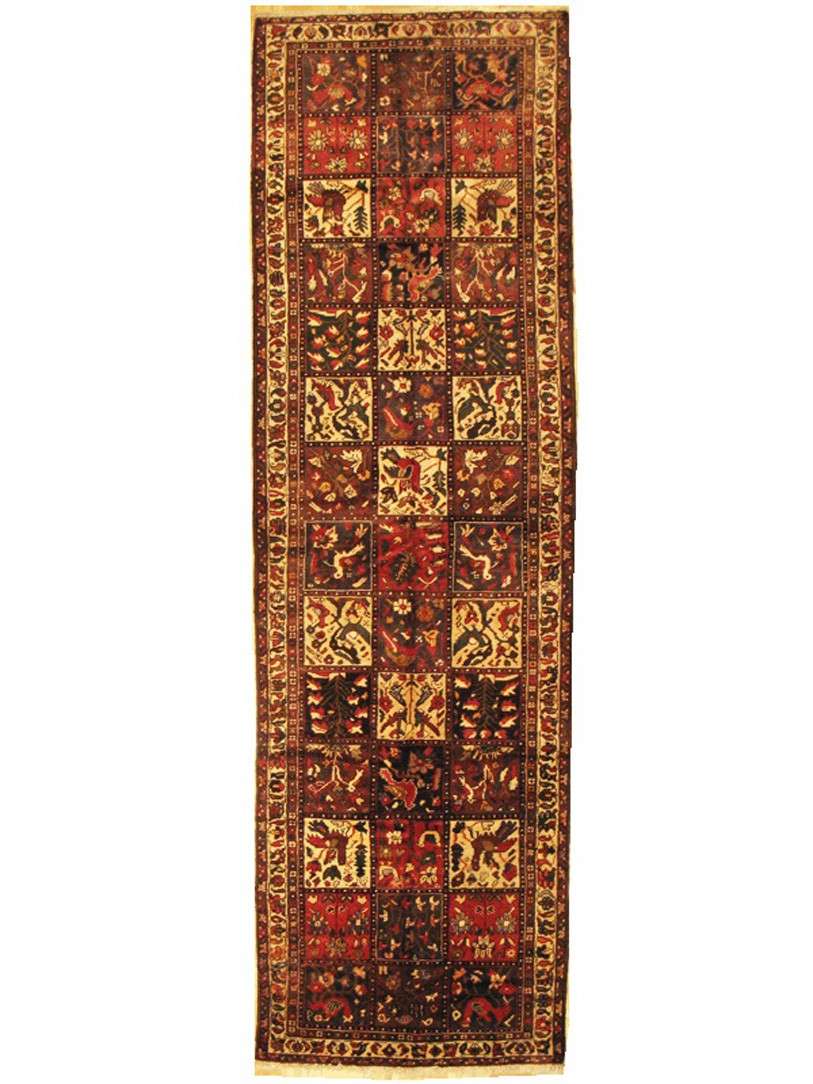 3' 1" x 12' 7" Persian Bakhtiari Runner image 0