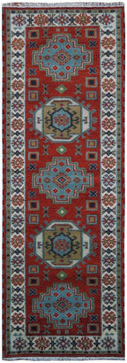 2' 8" x 8' 3" India Kazak Runner image 0