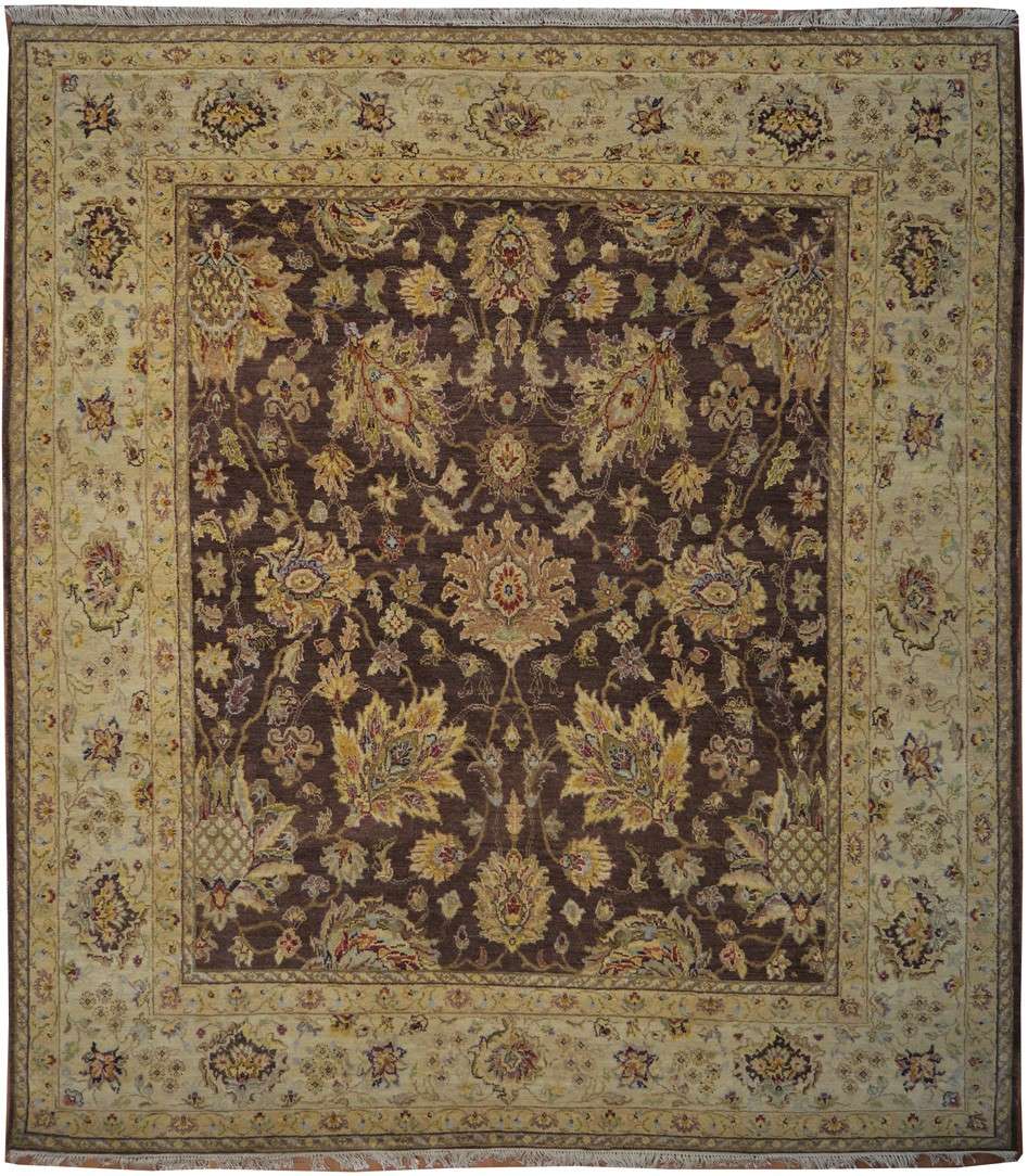 7' 6" x 8' 4" India Sultanabad Square Rug image 0
