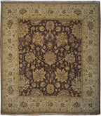 7' 6" x 8' 4" India Sultanabad Square Rug image 0