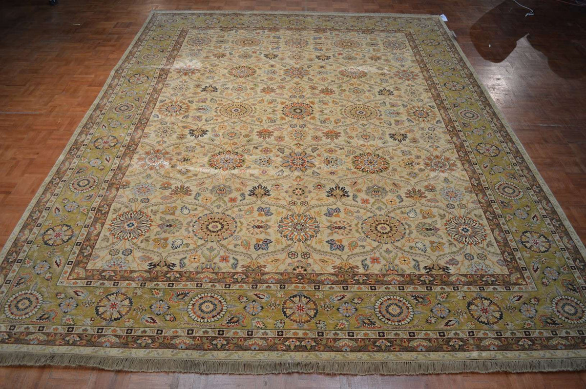 9' 0" x 11' 8" India Agra Rug image 1