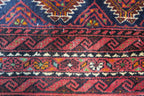 3' 4" x 6' 6" Persian Baluch Rug image 10