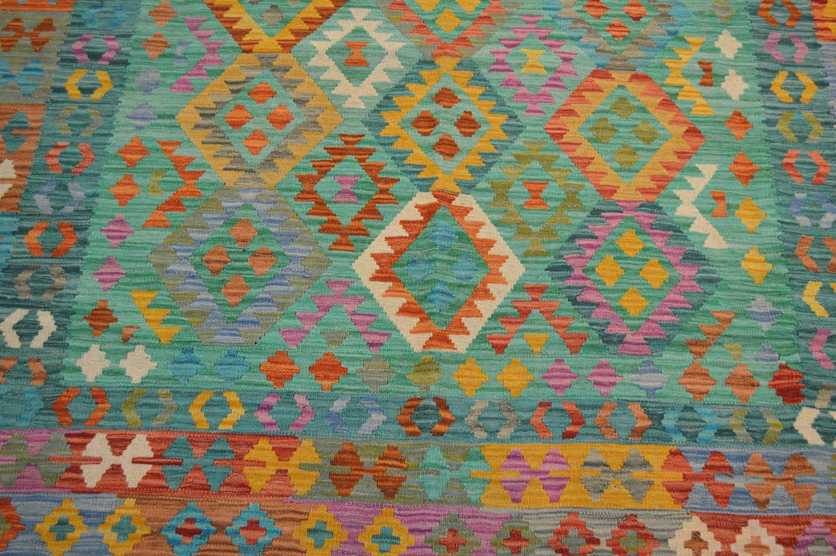 6' 6" x 9' 5" India Kilim Rug image 2