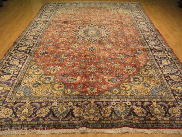 6' 7" x 10' 7" Persian Qum Rug image 1