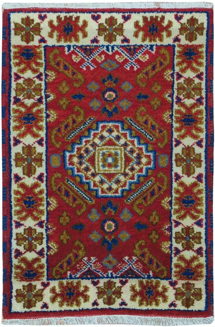 2' 0" x 3' 0" India Kazak Rug image 0