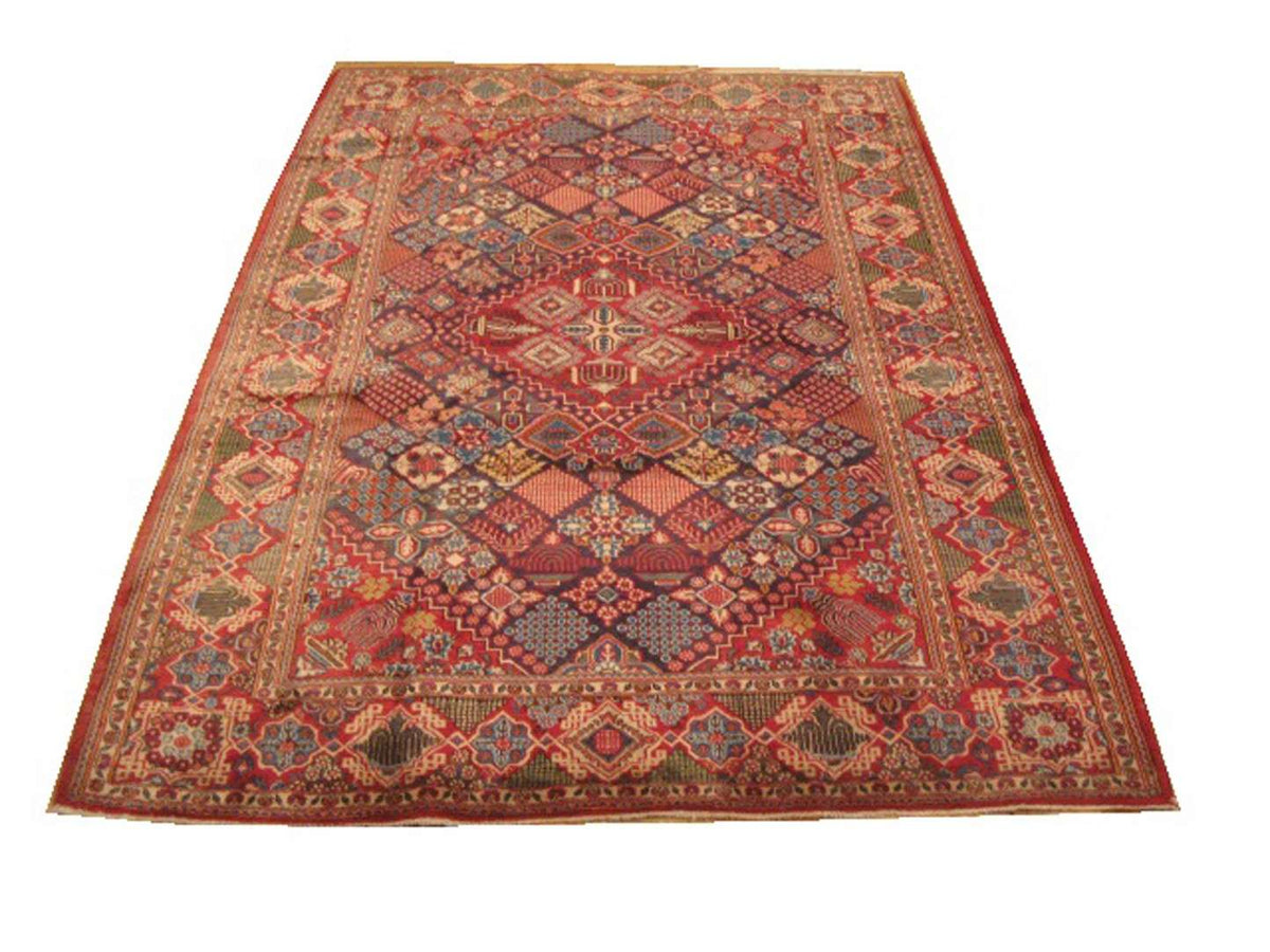 4' 1" x 7' 1" Persian Kashan Rug image 0