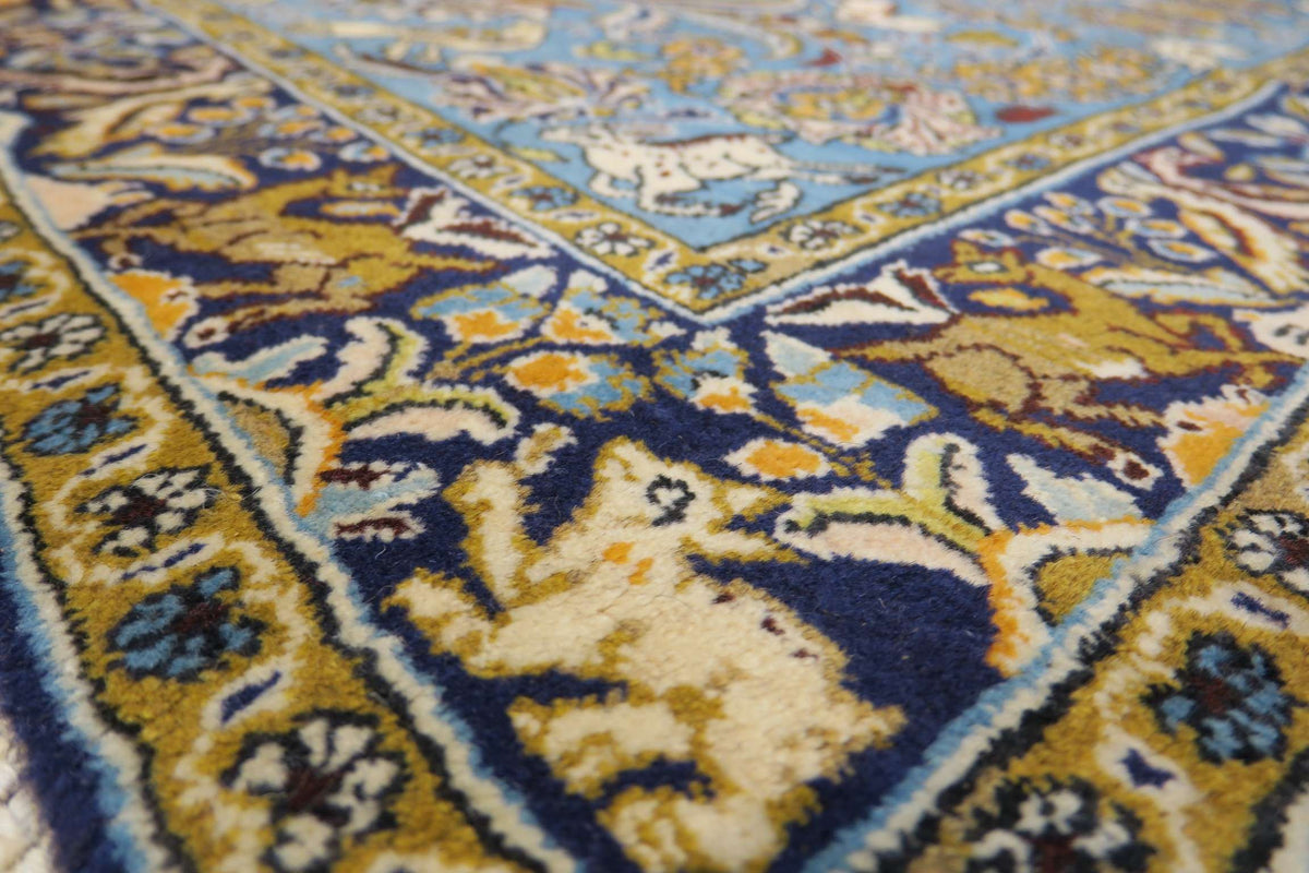 3' 5" x 5' 2" Persian Qum Rug image 11