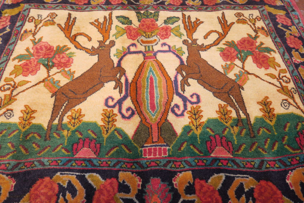 2' 6" x 2' 2" Persian Bijar Rug image 6