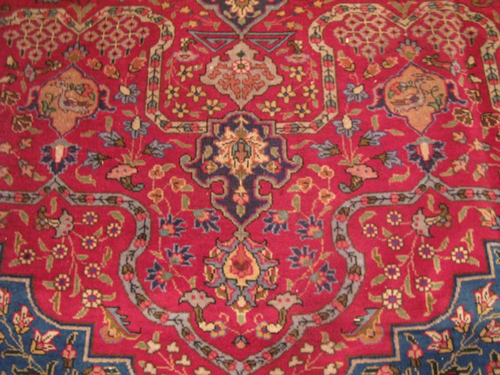 8' 0" x 11' 2" Persian Tabriz Rug image 3
