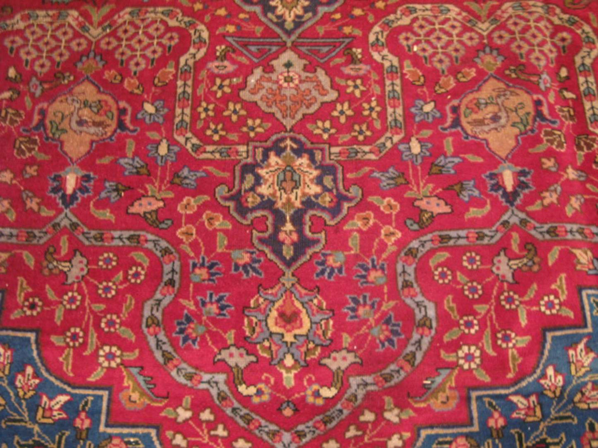 8' 0" x 11' 2" Persian Tabriz Rug image 3