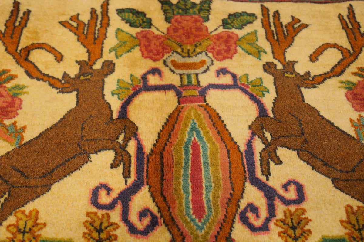 2' 6" x 2' 2" Persian Bijar Rug image 2