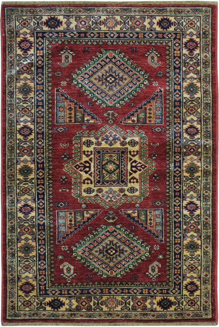 3' 3" x 4' 7" Pakistan Kazak Rug image 0