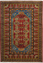 4' 2" x 6' 1" Pakistan Shirvan Rug image 0