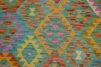 6' 6" x 9' 5" India Kilim Rug image 11